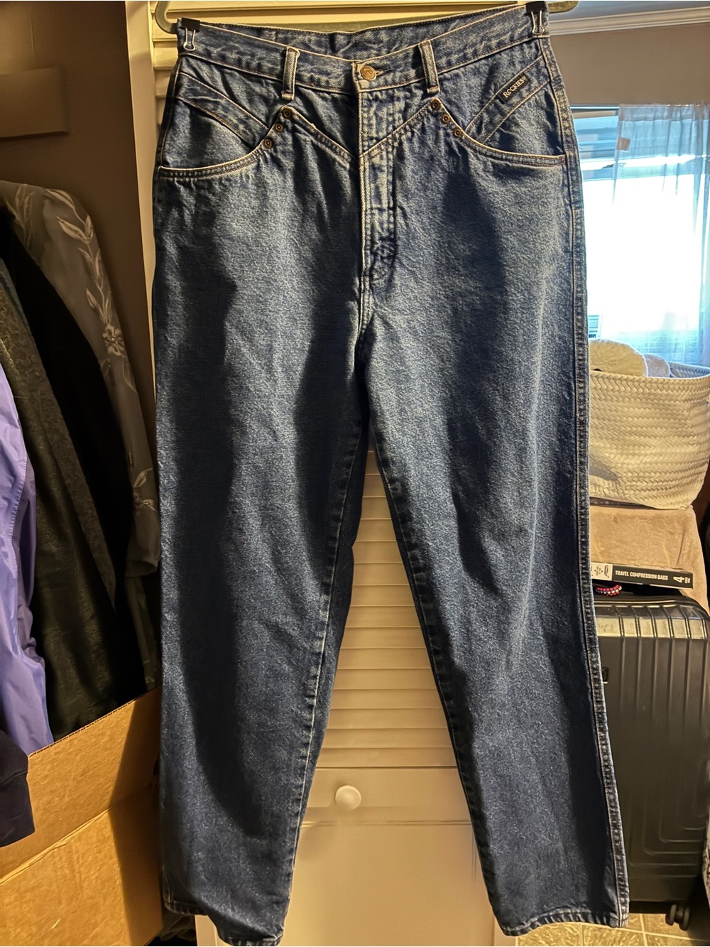 Classic Vintage Blue Denim Jeans